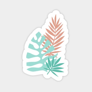 Island Tropical Leaves Sticker